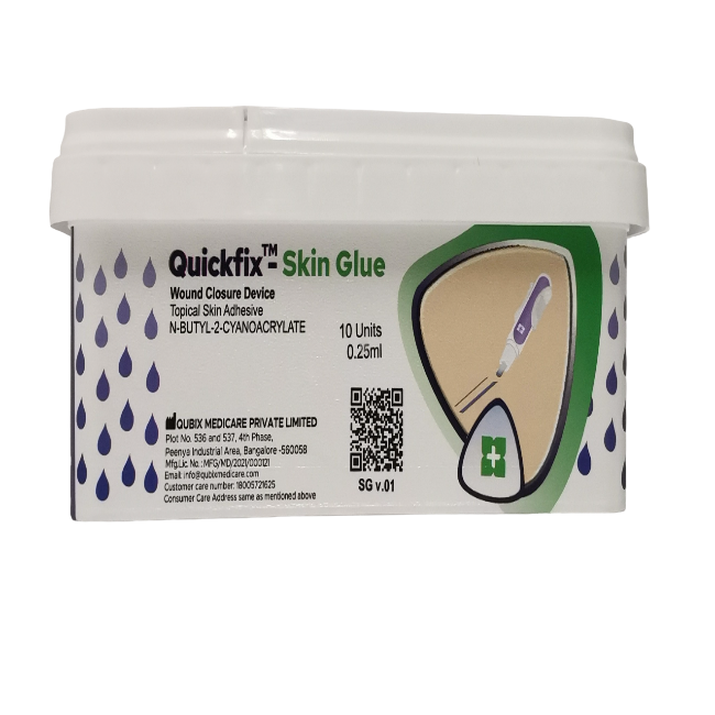 Qubix Quickfix- Skinglue Topical Skin Adhesive Wound Closure Device Medical Skin Glue Top Quality Product