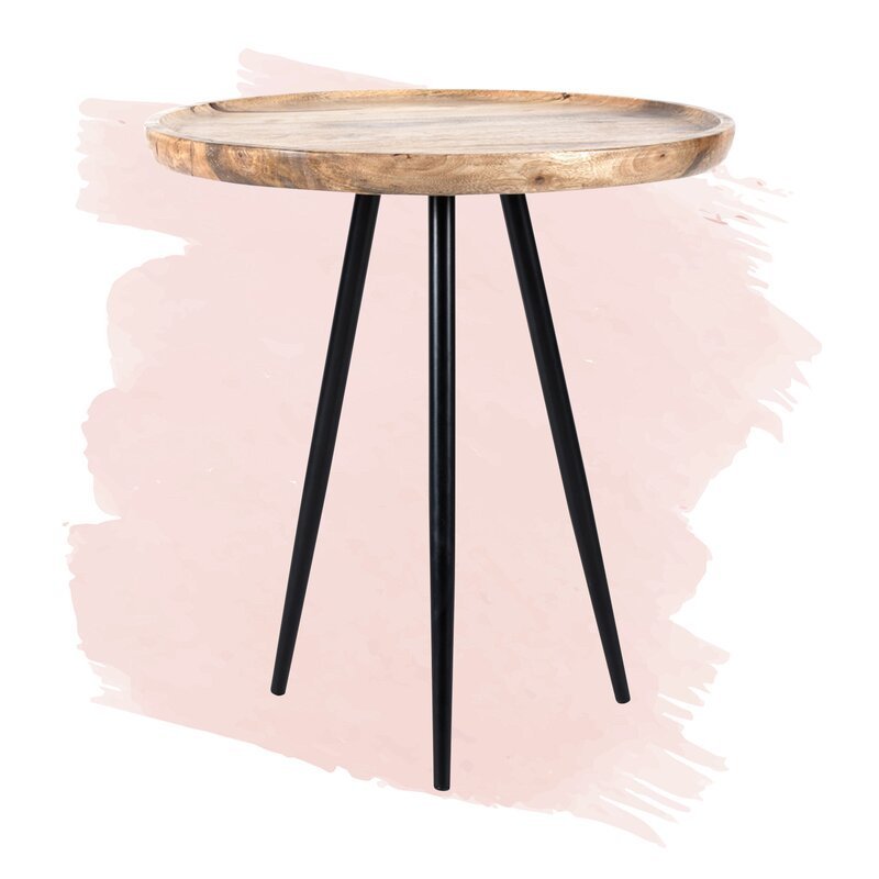 High quality Round  modern luxury side tea table for room End Coffee table for bedroom Living Room furniture Metal Frame