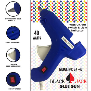 Hot melt glue gun Black Jack BJ 40 for hot melt glue stick suitable for all general use