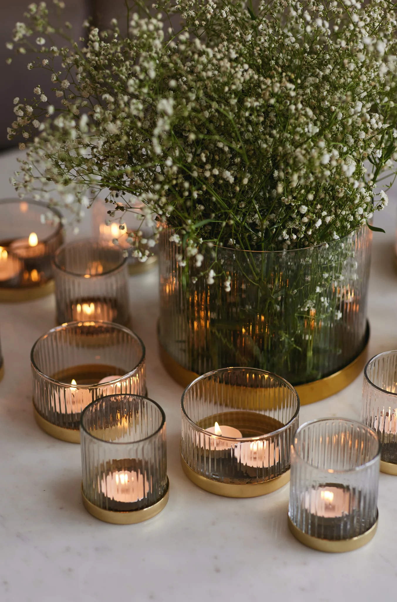 Tall Round Glass Cylinder Floor Candle Holder Flower Vase For Wedding Event Home Centerpiece Decoration