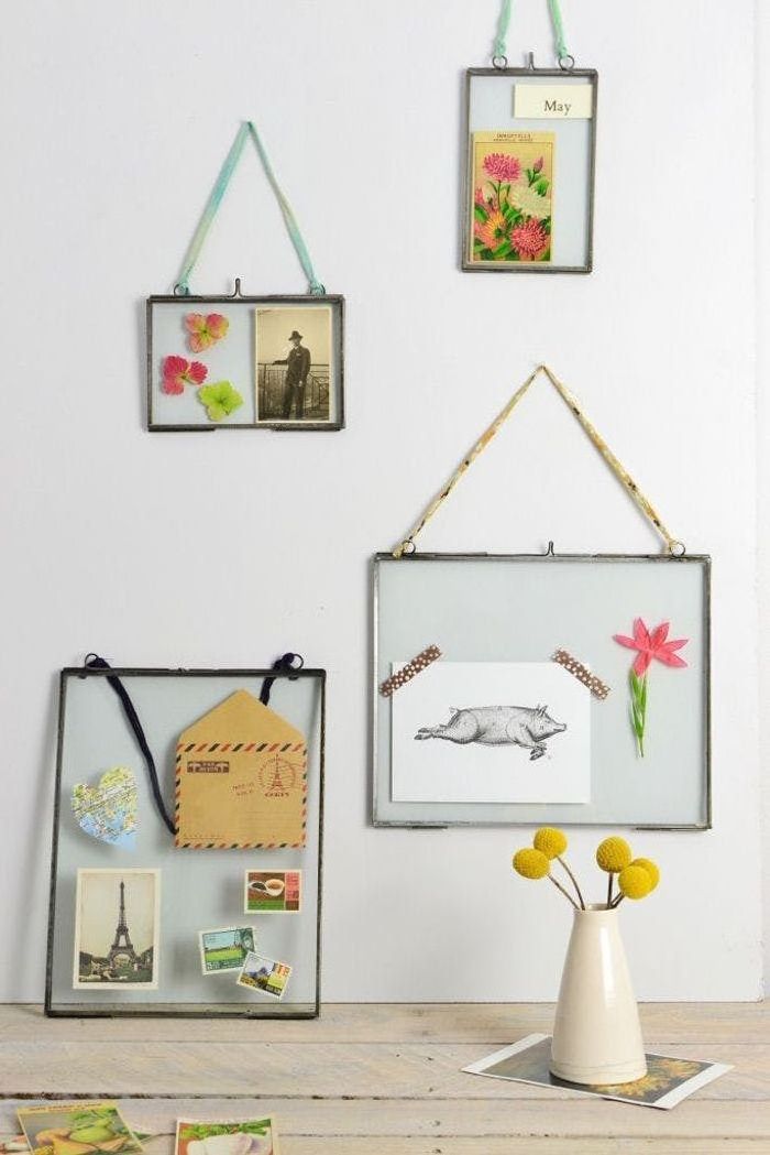 House Office Decor Metal Photo Frame Wall Mounted Hanging Aluminum Poster Picture Frame