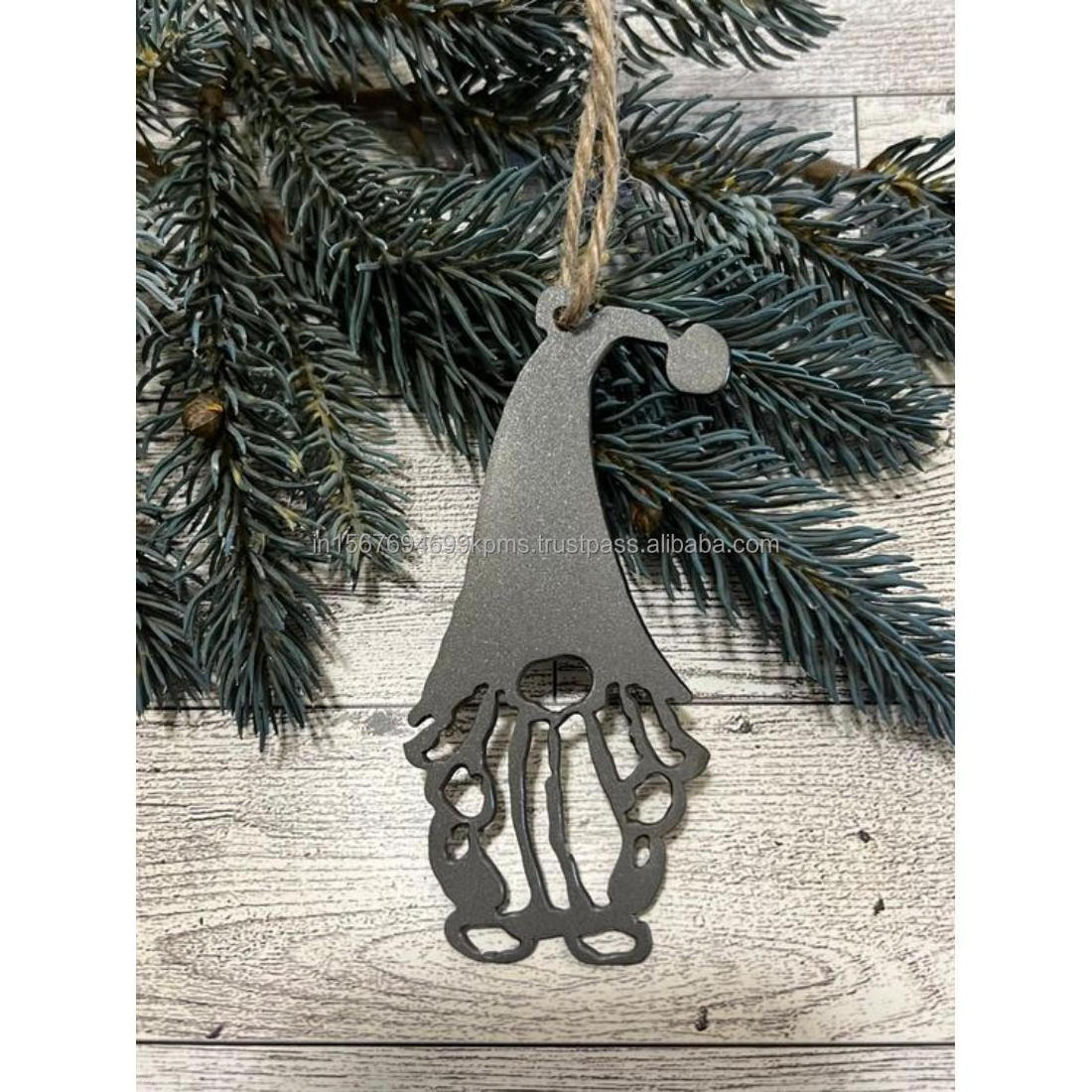 Hot Selling Ornaments Metal Sheet Crafted Cactus Christmas Tree Ornament Outdoor Trees Wall Decoration Hanging Cheap Ornaments