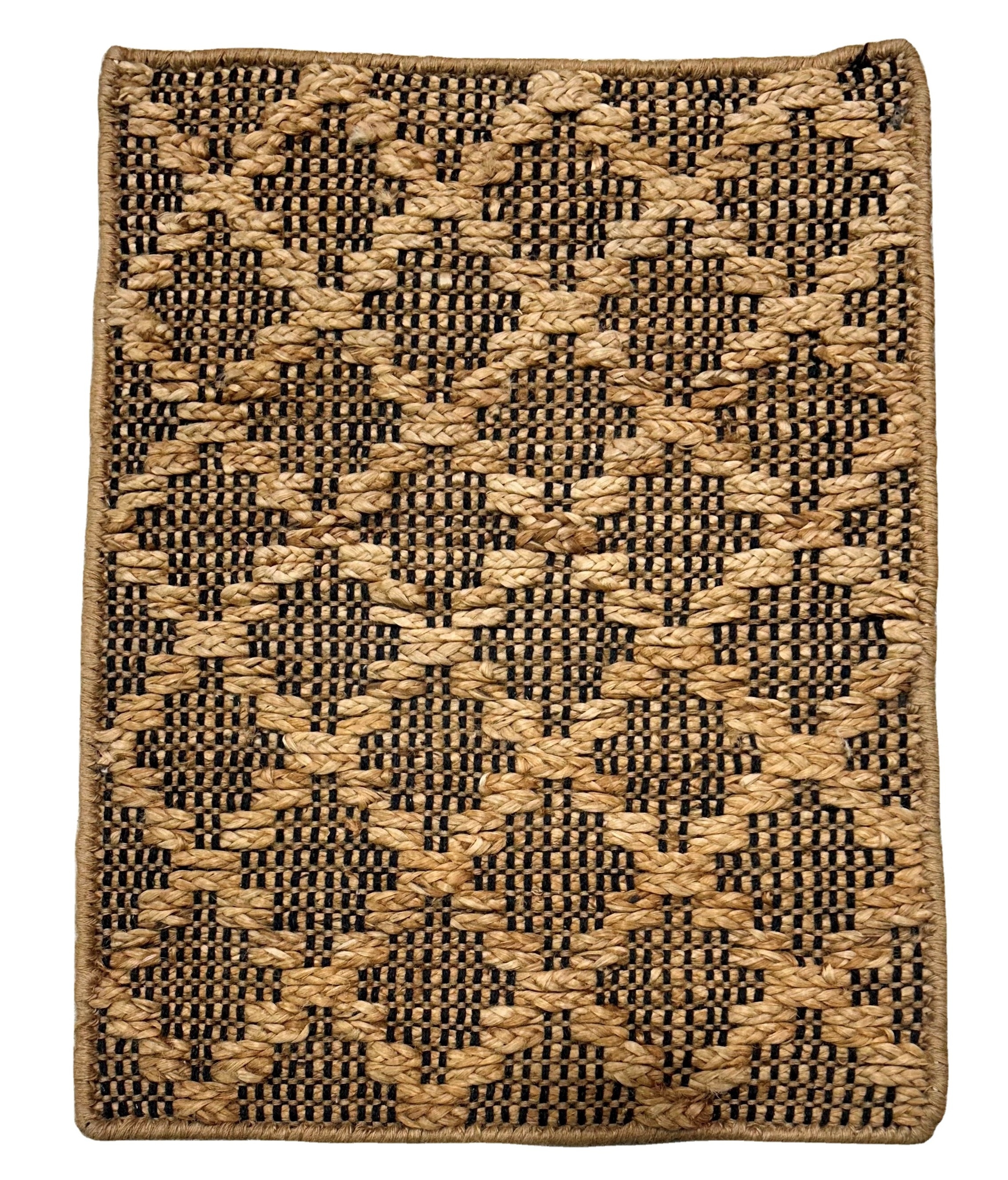 Premium Quality Jute Material Latest Trendy Design Embroidered Style Carpet & Rugs Rectangle Shape Outdoor Rug for Home Hotel