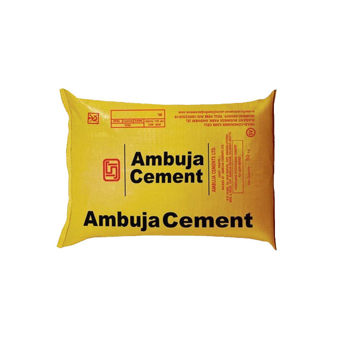 Custom yellow PP Woven Bag Recycled Materials Construction Garbage Empty Cement Bags indian Pp Woven Sand Bag