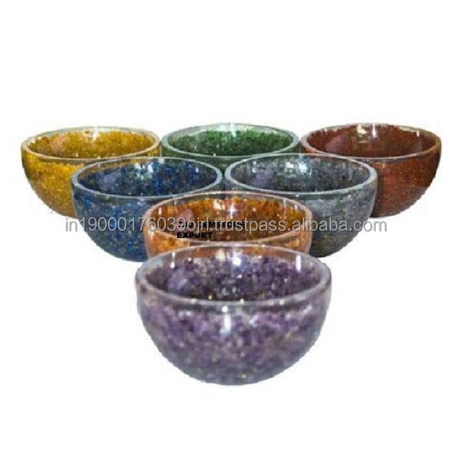 Quartz Crystal Natural Gemstone Chips Healing Bulk Wholesale Price Orgone Orgonite Singing Bowls For Crystal Decoration Sale