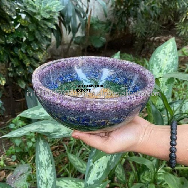 Quartz Crystal Natural Gemstone Chips Healing Bulk Wholesale Price Orgone Orgonite Singing Bowls For Crystal Decoration Sale