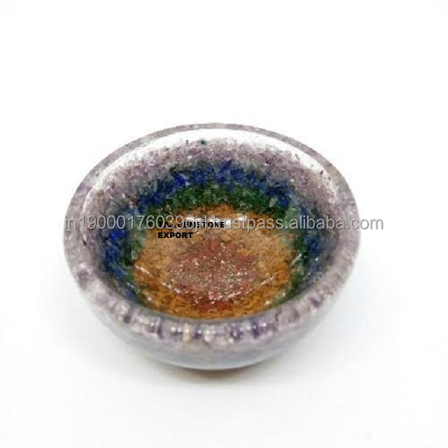 Quartz Crystal Natural Gemstone Chips Healing Bulk Wholesale Price Orgone Orgonite Singing Bowls For Crystal Decoration Sale