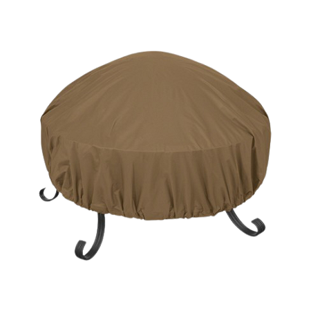 Admirable Design Garden And Outdoor Living Black Full Coverage Round Fire Pit Cover At Competitive Prices