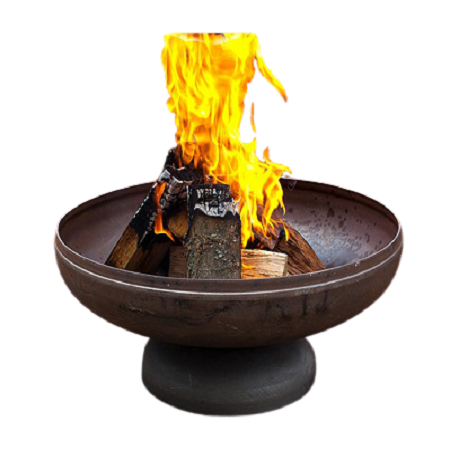 Copper Fire Pit With Iron Stand Best Quality Large Size Customized Shape Fire Pits For Wood Burning Fire Pit