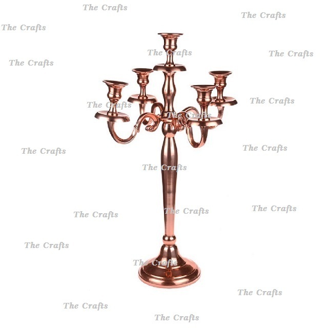 Exclusive Quality Metal Black Color Candelabra With Crystal Chines Fantastic Design Wedding Event Decor Candelabra