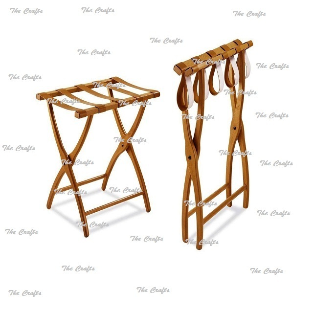 Greatest Quality Solid Wooden Storage Stand Luggage Rack For Hotels And Travel Folding Rack At Low Rate