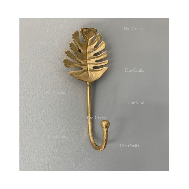 Different Leaf Shaped Hook Purse Coat Rack Key Hanger For Home Decorative Wall Hanging Hooks In Bulk