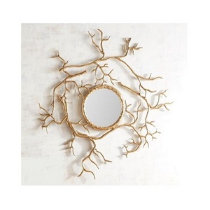 Superior Quality Iron Gold Color Wall Decor Mirror Frame For Bedroom And Living Room Decoration Mirror Frame