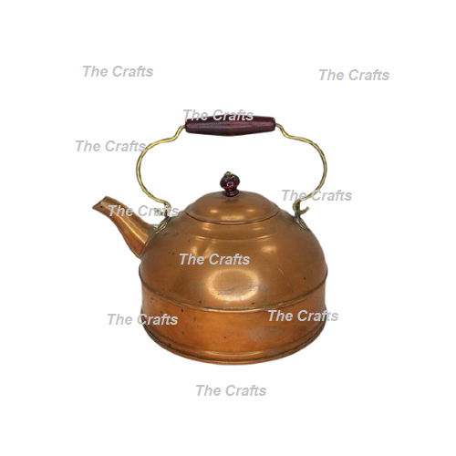 Unique Design Copper Kettle With Wooden Handle Superior Quality Customized Size Tea Kettle At Wholesale Price