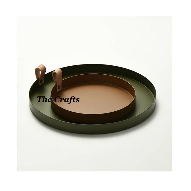 Round Shape Acrylic Chocolate Serving Tray Latest Design Dry Fruits Serving Tray For Wedding Party Use