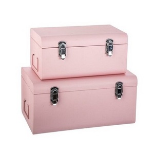 Extremely Good Design Pink Color Storage Trunk Box With Finest Quality Best Selling Storage Trunk Box