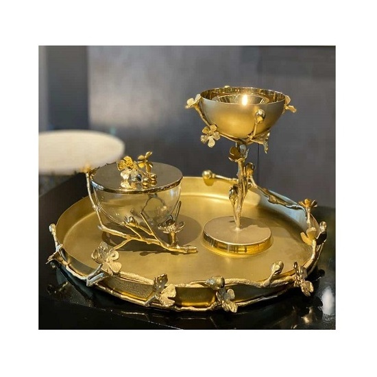 Fantastic Design Brass Incense Burner And Bakhoor Burner With High Quality Home Fragrance Bakhoor Burner