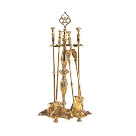 Admirable Design Pure Brass Fireplace Tools Set With Prime Quality Customized Size And Shape Fire Sets