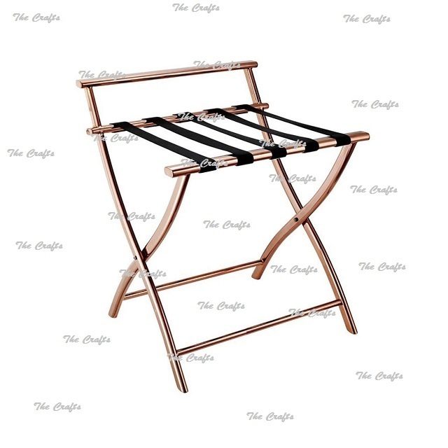 Superior Quality Luggage Stand Metal Silver Color Suitcase Luggage Rack For Home Hotel And Restaurant Usage