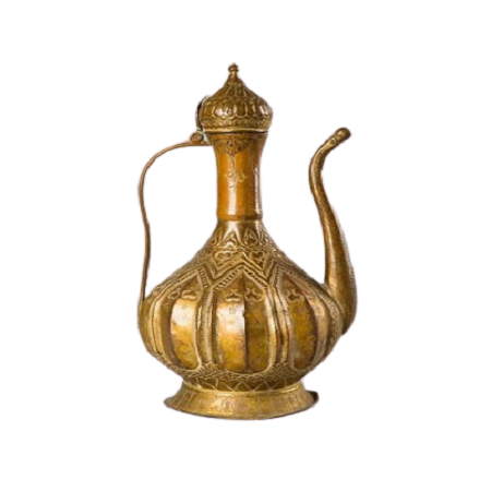 Arabic Design Brass Gold Color Dallah Coffee And Tea Pot With Superior Quality Home Kitchenware Dallah