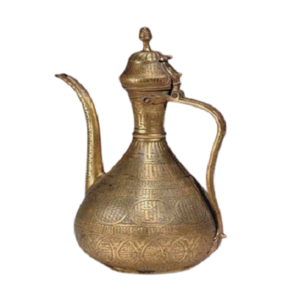 Arabic Design Brass Gold Color Dallah Coffee And Tea Pot With Superior Quality Home Kitchenware Dallah