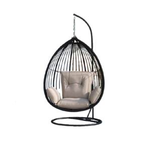 Bestest Quality Black Color Hanging Swings For Outdoor And Indoor Usage Top Selling Wrought Iron Swing