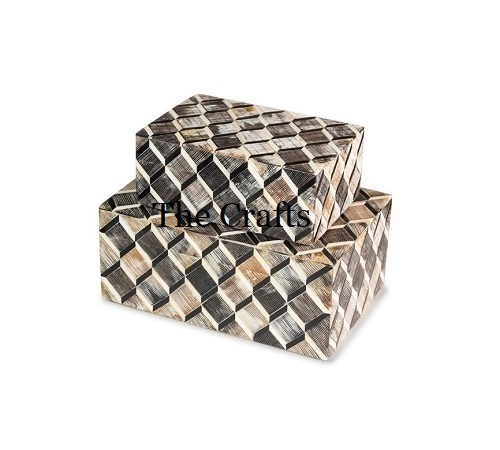 Greatest Quality Wooden And Mop Work Jewelry Storage Box For Home Decor Best Selling Jewelry Box At Low Rate