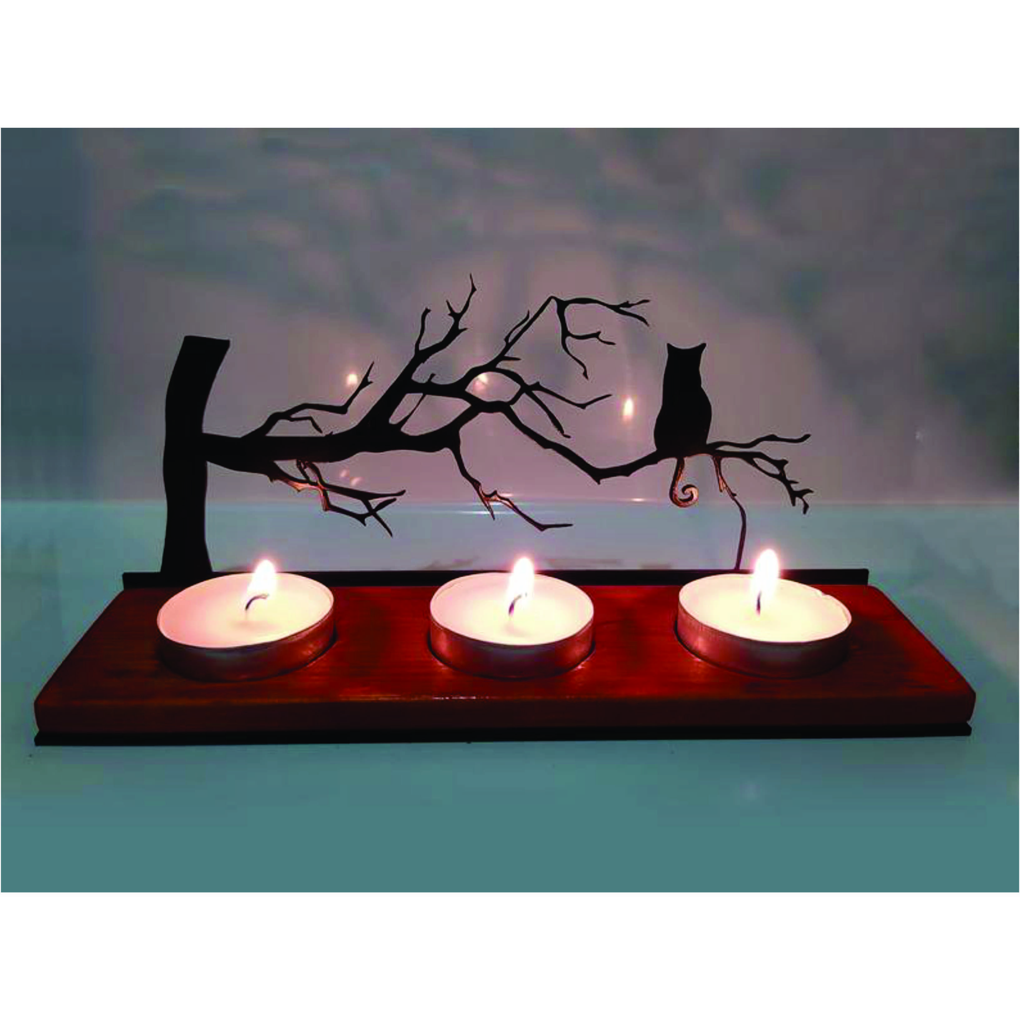 Attractive Black & Red Powder Coated Iron Cute Lady Sitting & Holding Tea Light Holder Unique Way High Quality Metal T Light