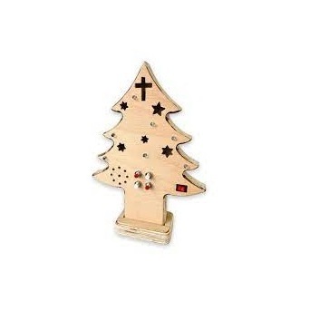 Slim Artificial MDF Christmas Tree for Table Decoration Promotional Gift Item in Christmas Premium Quality christmas ornaments