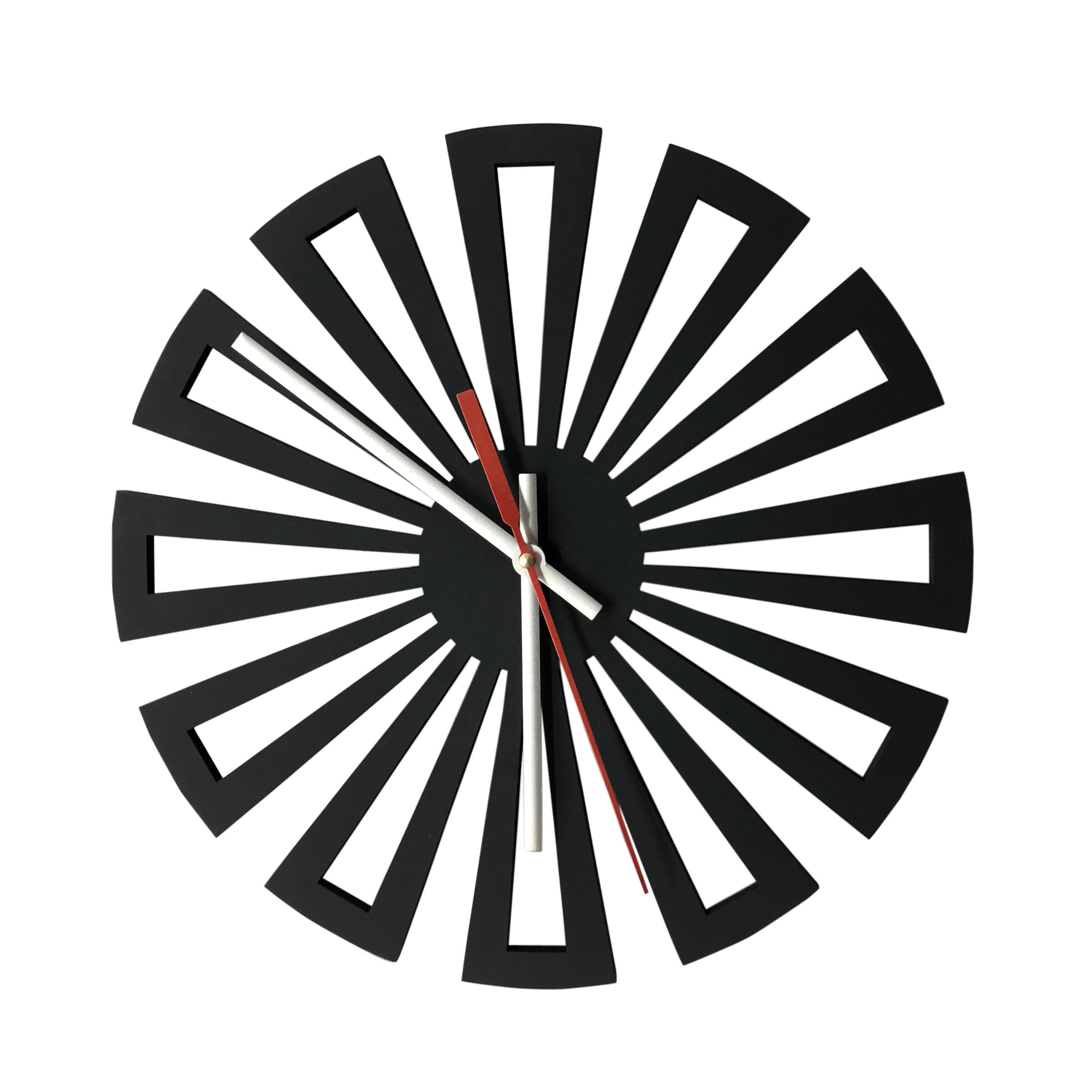 Latest design White & Black octagon Shape Wall Clock High Quality Handcrafted Wooden Wall Clock Interior Decor Home Office use