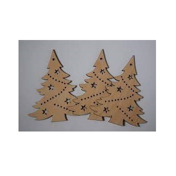 Slim Artificial MDF Christmas Tree for Table Decoration Promotional Gift Item in Christmas Premium Quality christmas ornaments