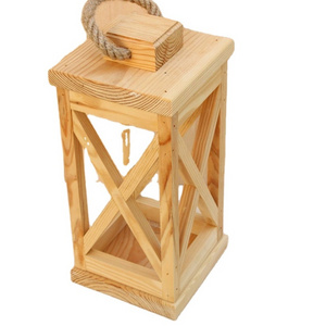 Modern Wooden Lantern Handcrafted Home Decoration High Quality Wood Natural Finished Handmade Seasonal Decoration For Home