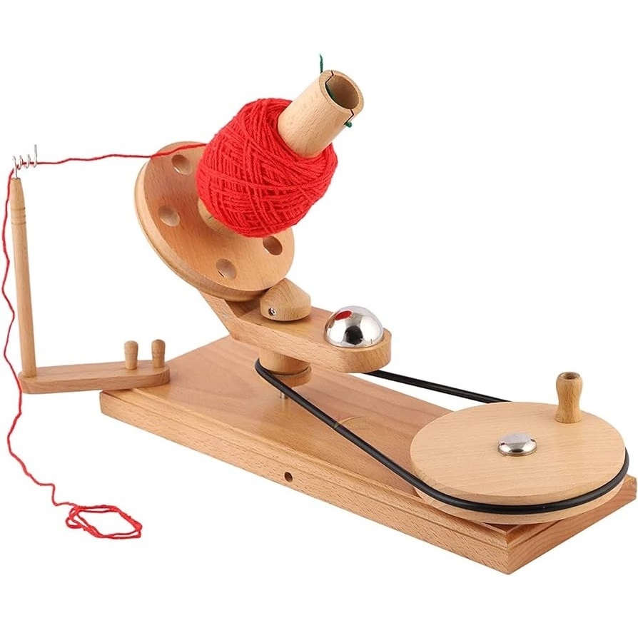 Cheap Price Premium Quality Yarn Winder Large Wooden Yarn Winder for Knitting Crocheting Handcrafted Natural Wood Ball Winder