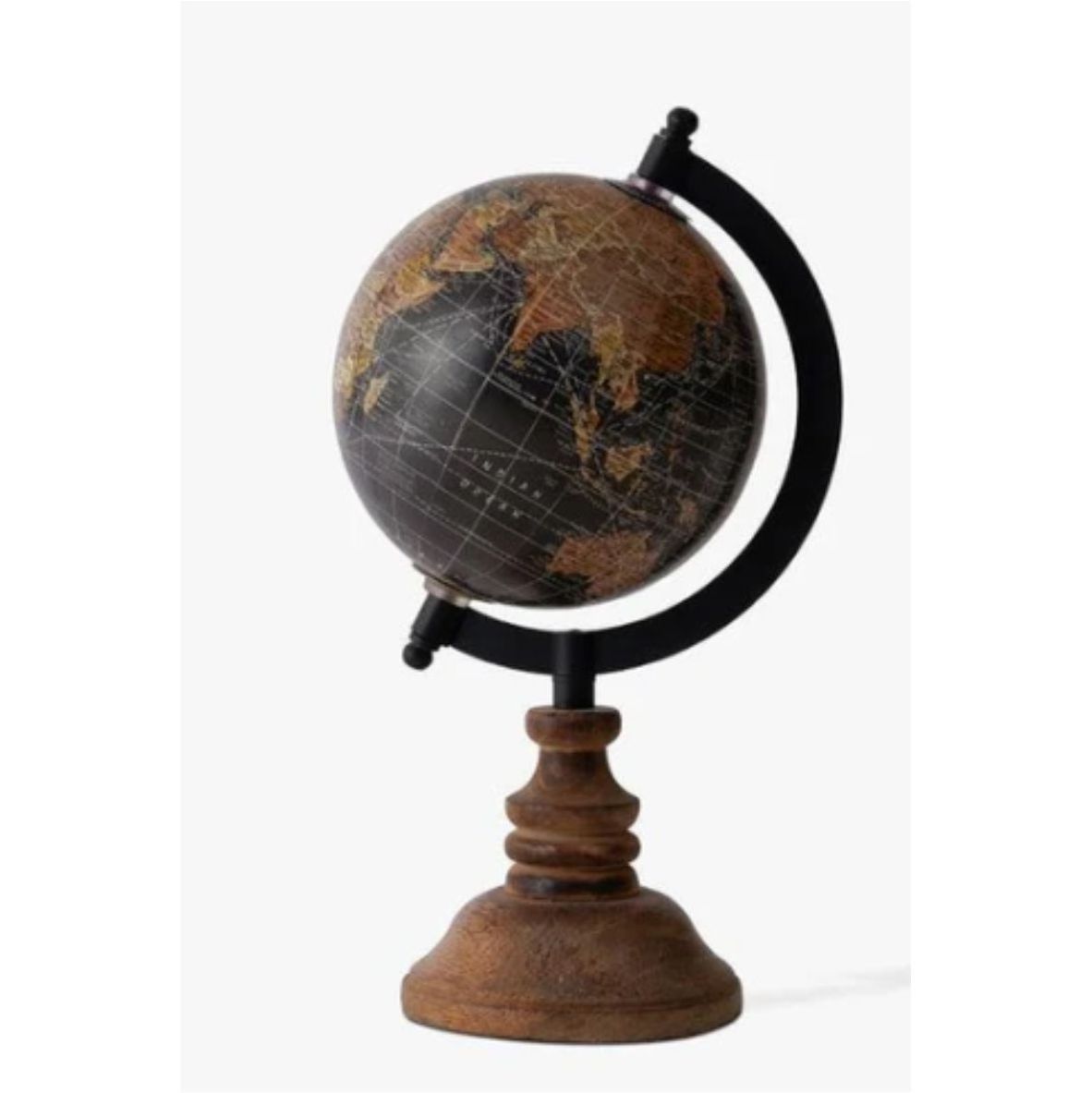 Decorative Globe with Wooden Base