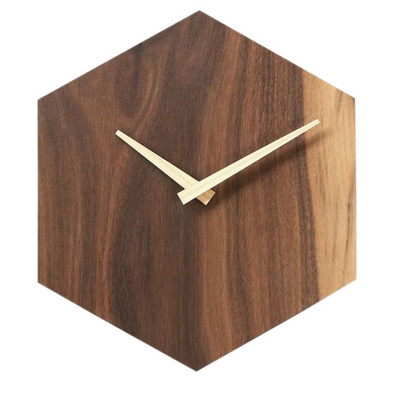 New Arrival Octagon Shape Wall Clock Decent Decorative Clock for Interior Decor High Quality Handcrafted Natural Polished Clock