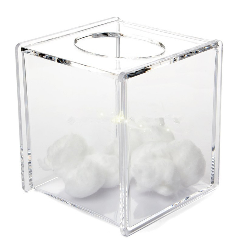 Latest Design Transparent Tissue Box Acrylic Tissue Holder For Kitchen Bathroom Use Napkin Storage Box For Multi Use Low MOQ