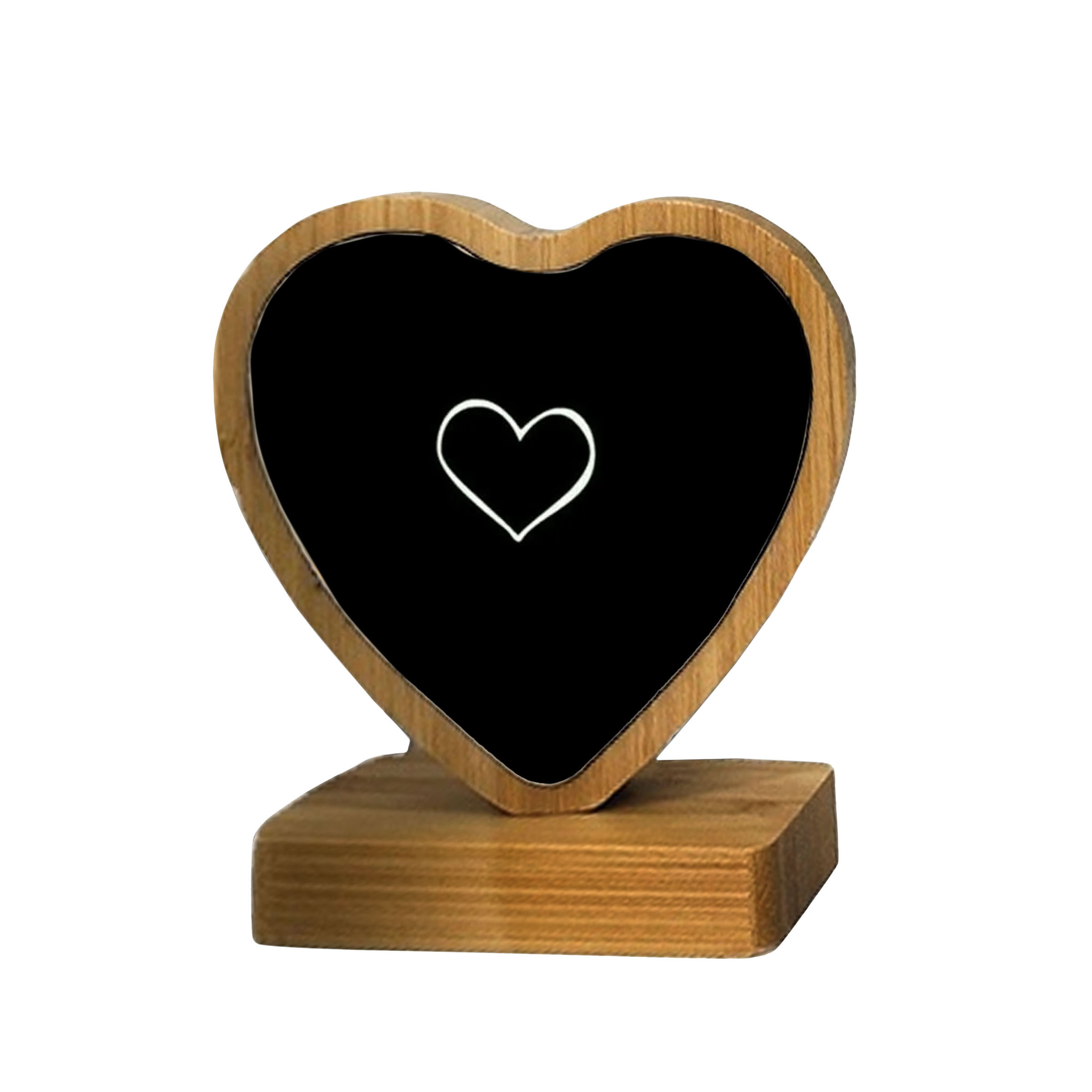 New Arrival Heart Shape Wooden  Picture Photo Frame