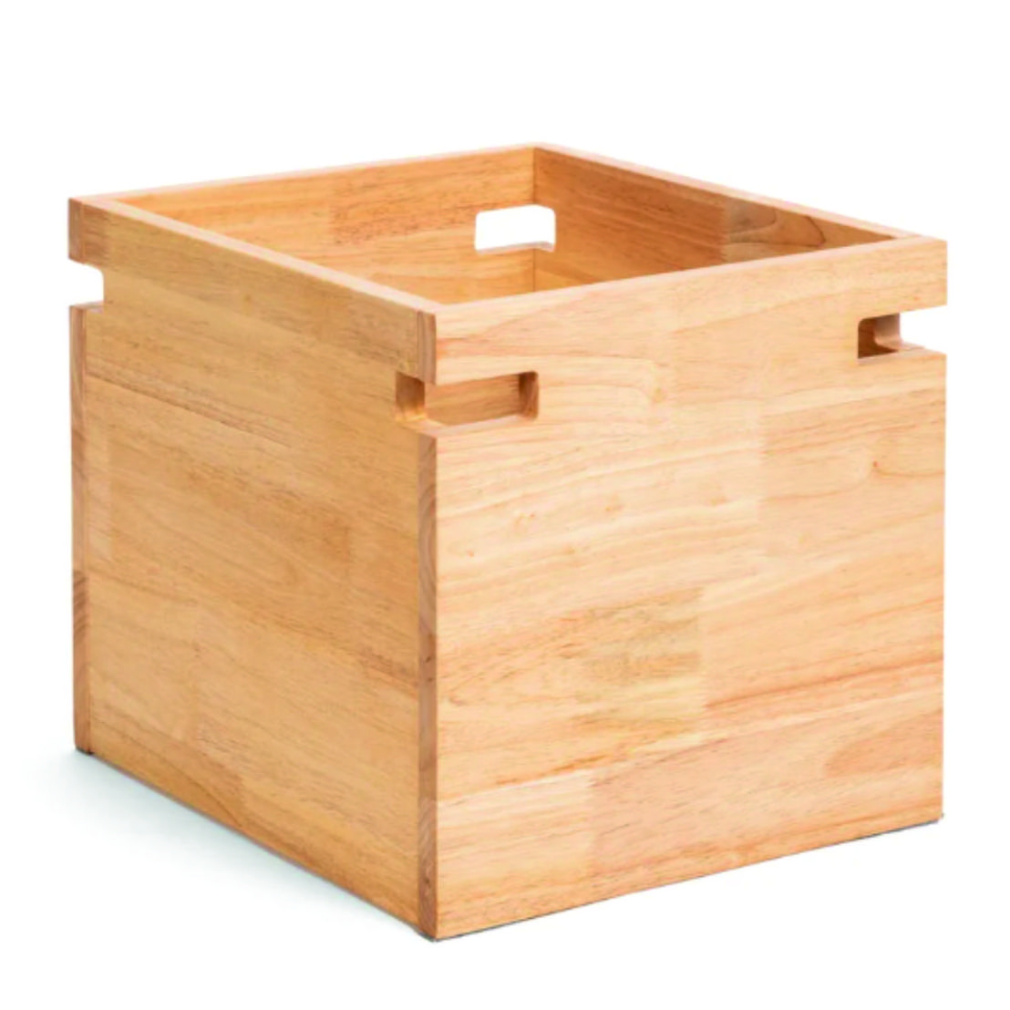 Laser Cut Wooden Crate For Fruits Kitchenware Multi Size Crate with Lid For Storage Unique Organizer for Cloth Bathroom Use