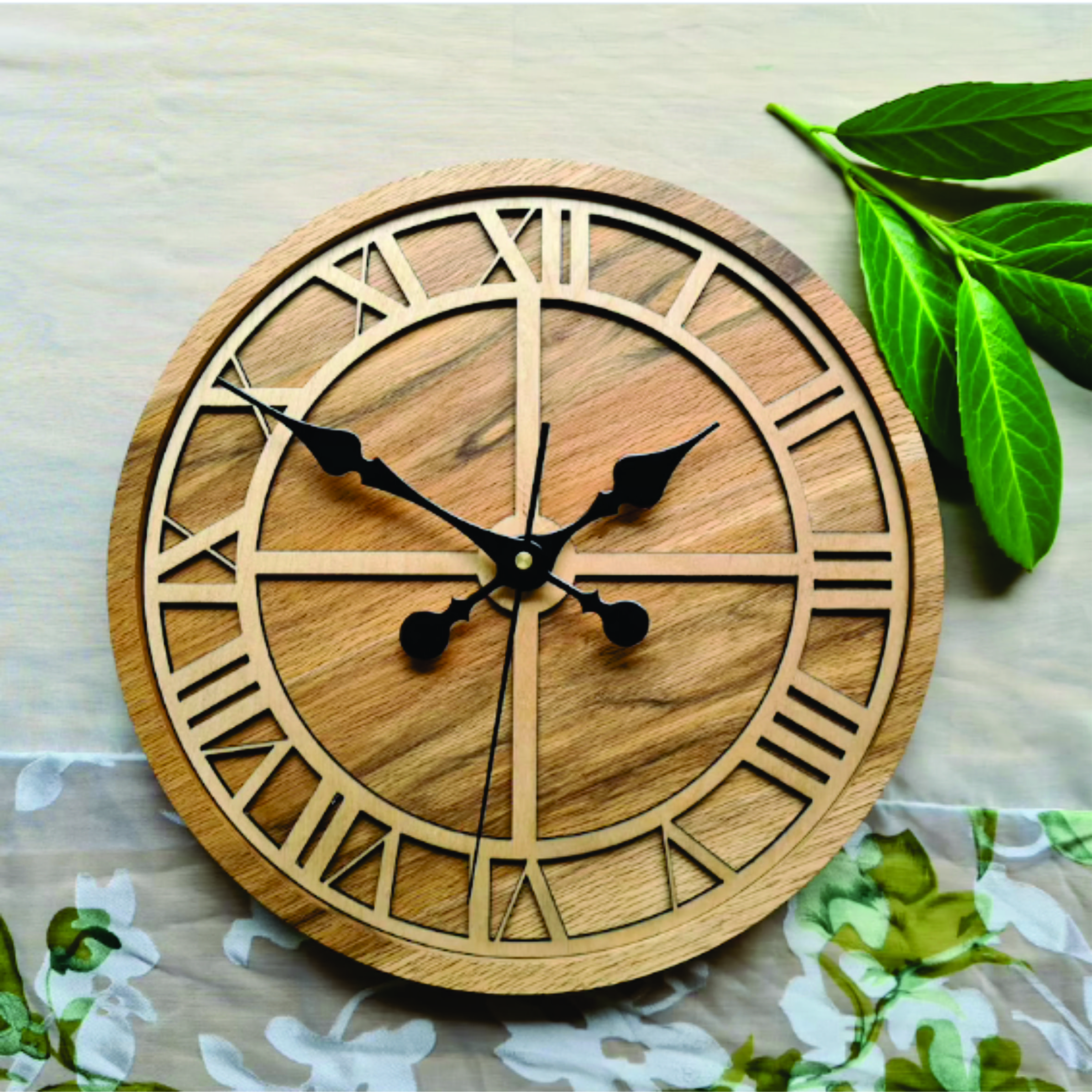 Latest design White & Black octagon Shape Wall Clock High Quality Handcrafted Wooden Wall Clock Interior Decor Home Office use