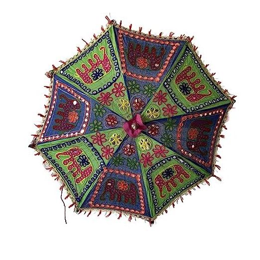 Wedding Decorative Umbrellas Embroidery Umbrella Handmade Decorations Parasols Cotton Umbrellas For Wedding