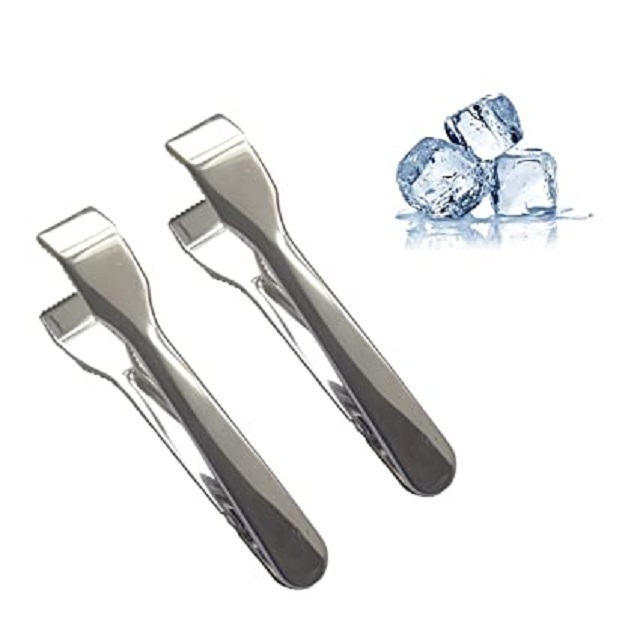 holding  ice cubes Selling Stainless Steel Bread Serving Bar Sugar Mini Ice Tongs High Quality kitchen Stainless Steel