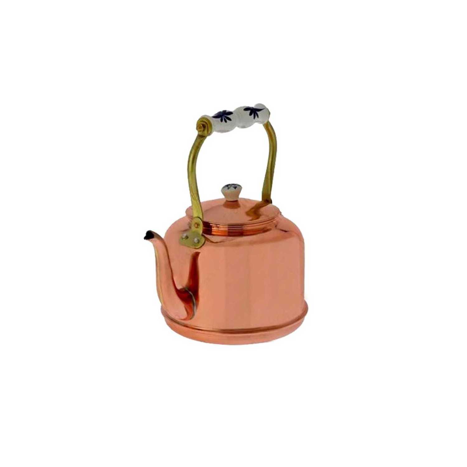 Classic Metal Indian Quality Copper Serving Tea Kettles Wholesale Bulk Tea Kettles Bronze Color Handmade Teapot High Quality