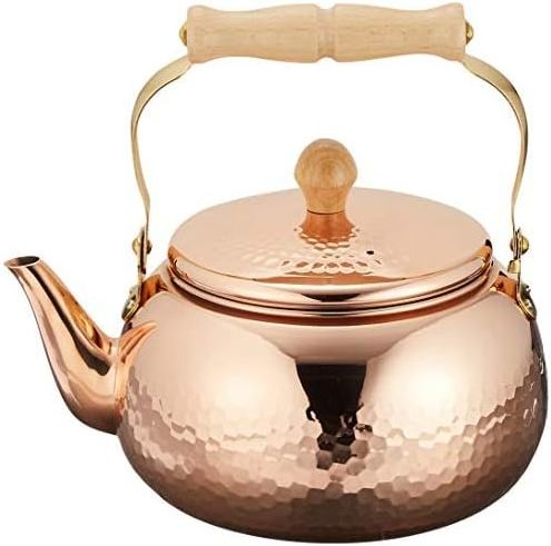 Classic Metal Indian Quality Copper Serving Tea Kettles Wholesale Bulk Tea Kettles Bronze Color Handmade Teapot High Quality