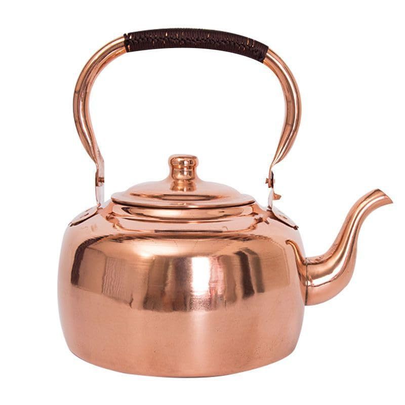 Classic Metal Indian Quality Copper Serving Tea Kettles Wholesale Bulk Tea Kettles Bronze Color Handmade Teapot High Quality