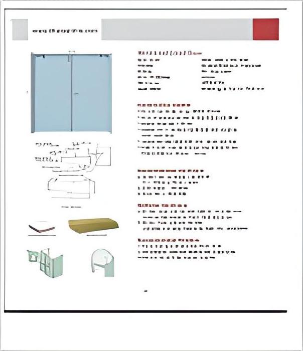 Steel Lead Lined Door Nuclear/Radiation Protected Shutter Metal Door Emergency 2023 Latest Design