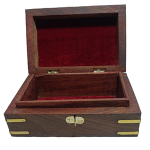 Handmade Wooden Jewellery Box for Women Wood Jewel Organizer Hand Carved with Intricate Carvings Sheesham Jewellery Wooden Box