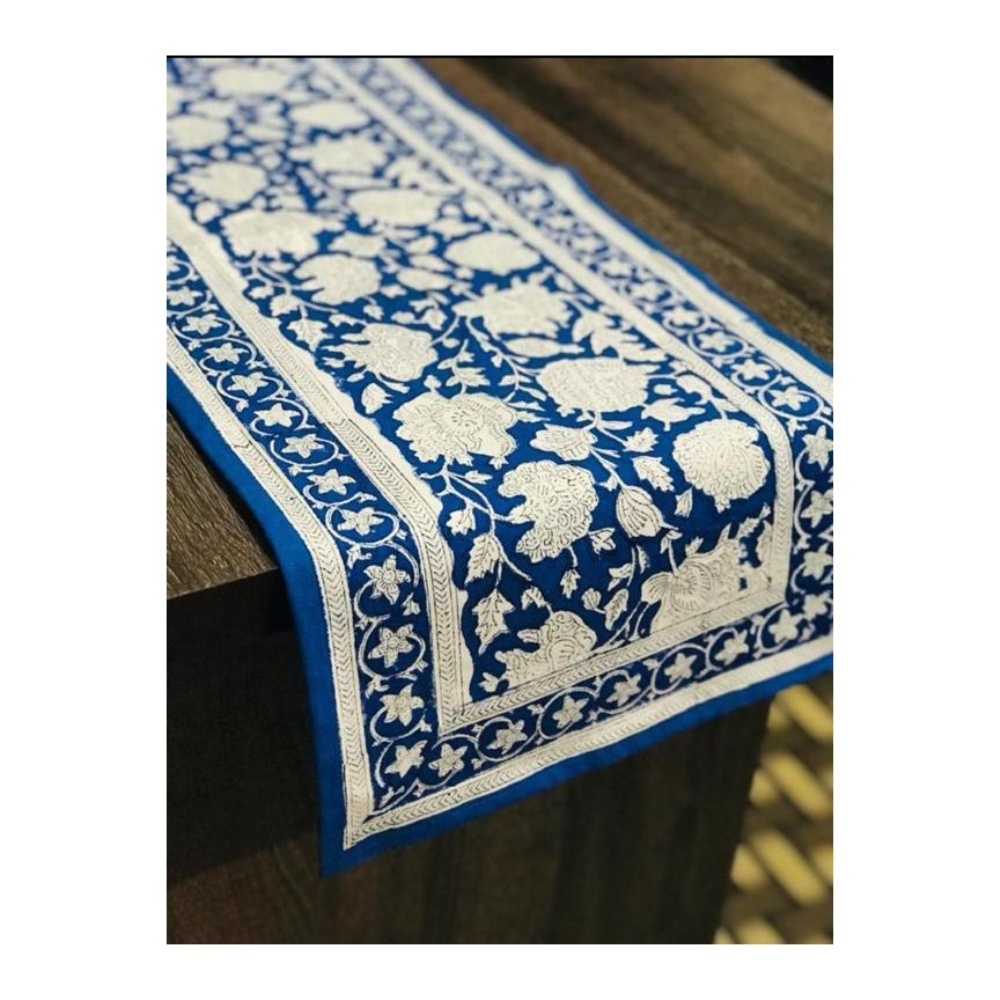 Beautiful Cotton Hand Block Printed Table Runner