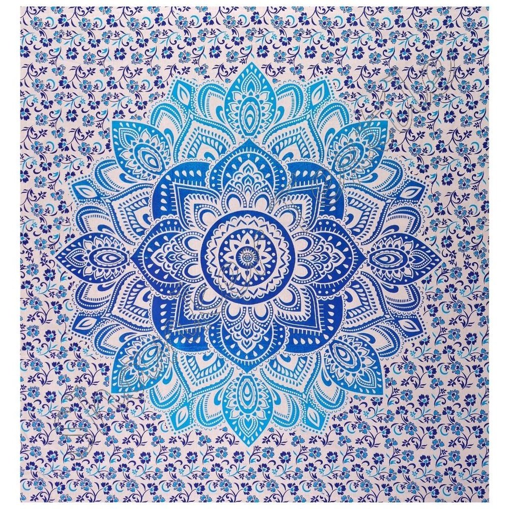 Bohemian Mandala Cotton Tapestry Indian Throw Wall Hangings Beach Yoga Mat Peacock Tapestry Hippie Rug Blanket Throw Wall Hang