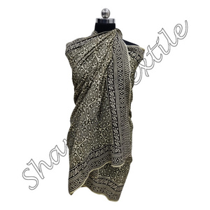 Hand Block Printed Beautiful Cotton Sarong Light Weight Short Beach Wear Kaftan Night Wear And Sleep Wear Summer Dress Sarong