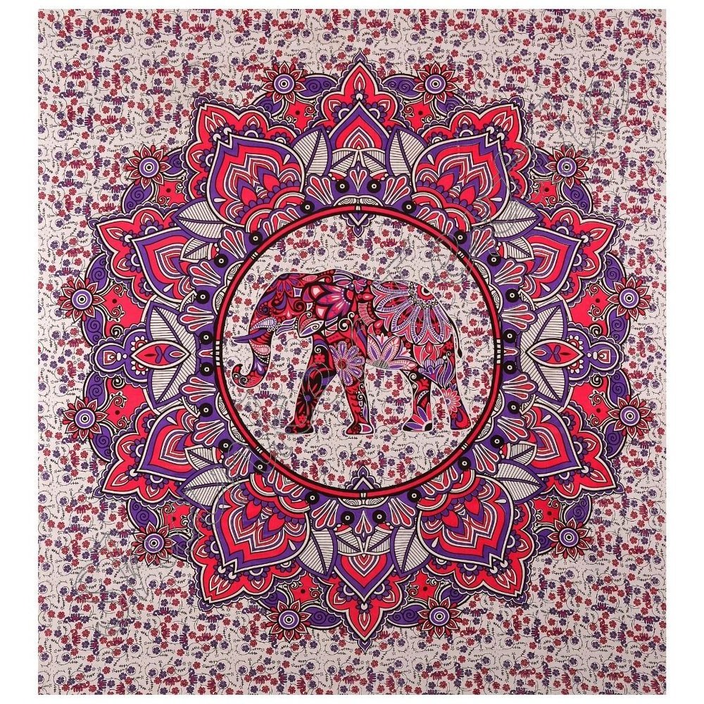 Bohemian Mandala Cotton Tapestry Indian Throw Wall Hangings Beach Yoga Mat Peacock Tapestry Hippie Rug Blanket Throw Wall Hang